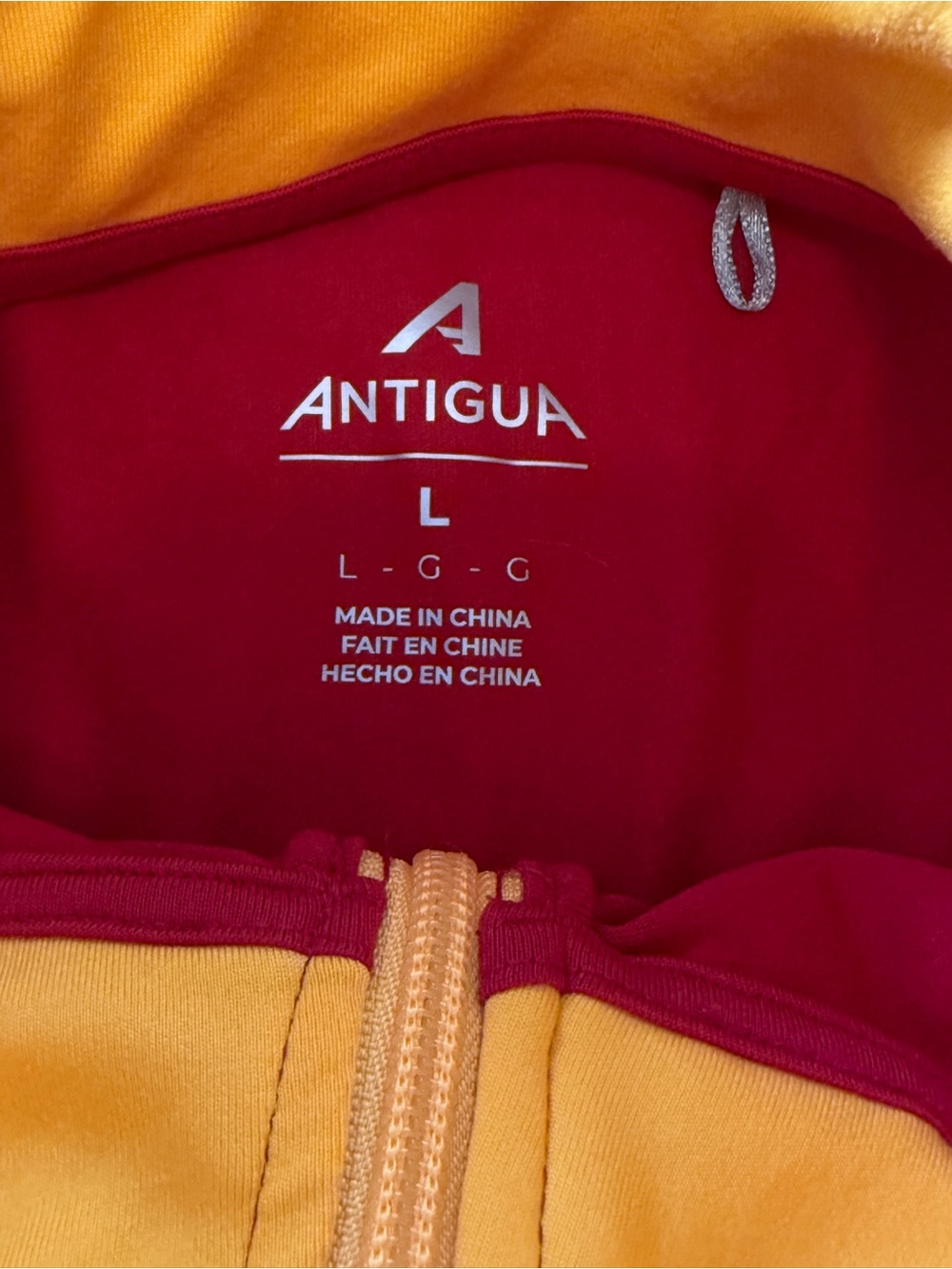 NWT Antigua Kansas City Chiefs 1/4 Zip Pullover Shirt Size Large - Picture 4 of 7